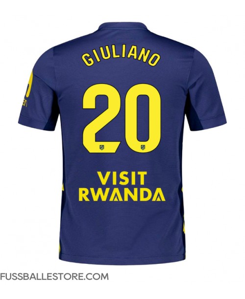 Günstige Atletico Madrid Giuliano Simeone #20 Auswärtstrikot 2025-26 Kurzarm Günstige Atletico Madrid Giuliano Simeone #20 Auswärtstrikot 2025-26 Kurzarm